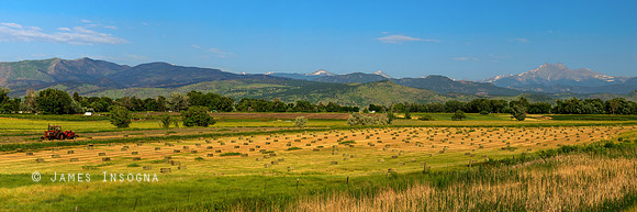 Hey Hey Hay Tractor Twin Peaks Panorama