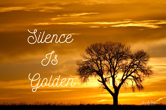 Silence Is Golden