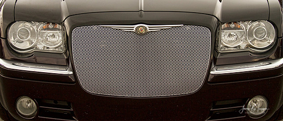 Chrysler 300 front end close up.  Fine art photography prints, decorative canvas prints, acrylic prints and stock images by By James Bo Insogna (C) 2012 - All Rights Reserved. 1-888-682-0122