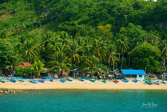 Blue Whispers of the Tropic Shore