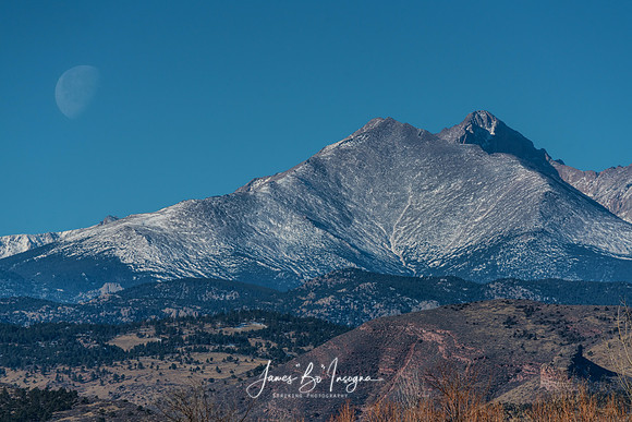 Meeker Longs Peak  Moon
