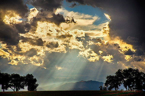 Sunlight Raining Down From the Heavens