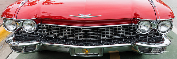 Front End of a Stunning 1960 Red Cadillac Eldorado