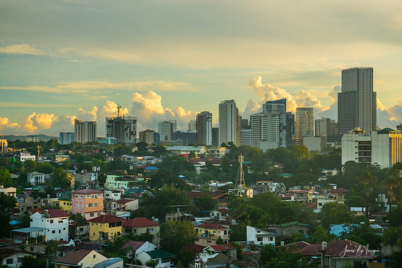 Lahug's Golden Hour Urban Vista of Cebu