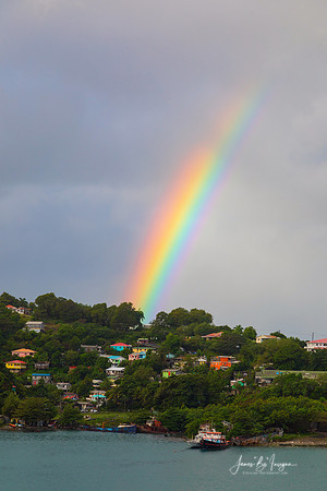 Enchanting Finale of a Vibrant Rainbow