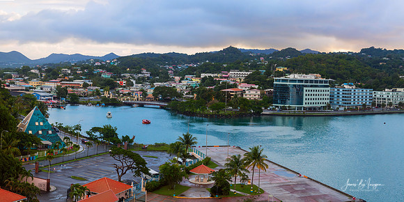 Saint Lucia Castries Panorama Part 1