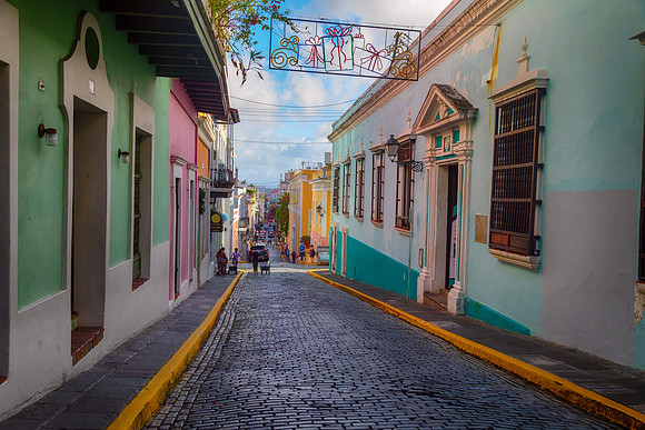 Vibrant Essence of Old San Juan Puerto Rico -1