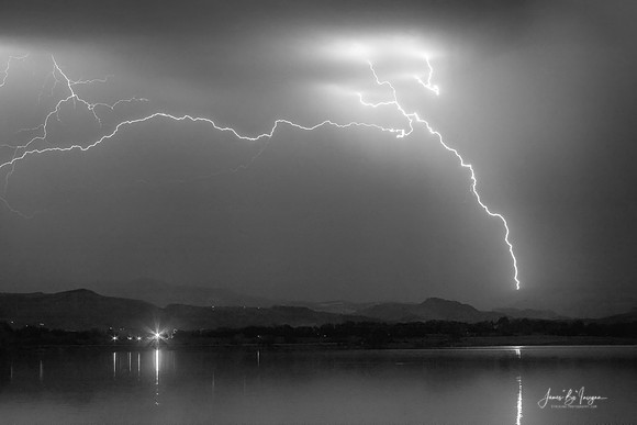 Electrical-Arcing-Sky-BW