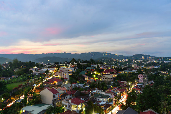 Cebu City Lights Timelapse Photography Stunning 156 Image Stack