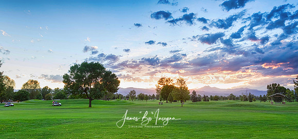 Golfers-Sunset-Panorama