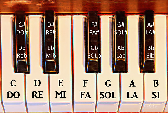 Piano Octave DO RE MI