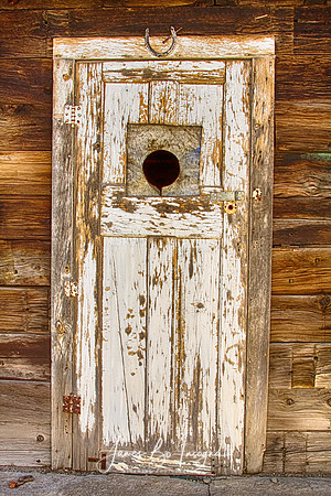 Classic Rustic Rural Worn Old Barn Door