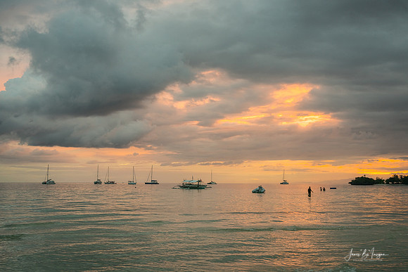 A Fleeting Glow Over Tranquil Waters Camotes Twilight